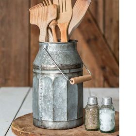 tooGalvanized Milk Can with Handle