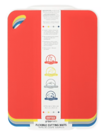 Dexas Heavy Duty Grippmat Poly Flexible Cutting Mats 4pc 11.5' x 14"