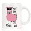 11 Oz White Ceramic Coffee Mug Mug, "It'S Not Me - Alpaca" Design - The Perfect Couple Gift for Valentine'S Day,