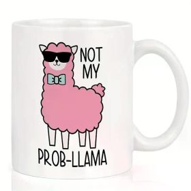 11 Oz White Ceramic Coffee Mug Mug, "It'S Not Me - Alpaca" Design - The Perfect Couple Gift for Valentine'S Day,