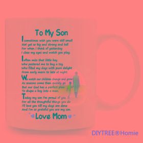 11oz White Ceramic Coffee Mug Mug, Heart Poem, - The Perfect Couple Gift for Valentine's Day, Anniversary, Birthday