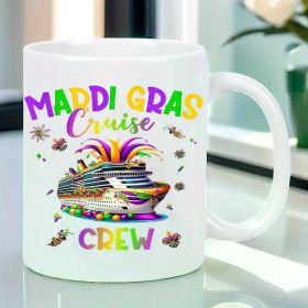 11 Oz White Ceramic Coffee Mug with Cruise Print Design - The Perfect Gift for Valentine'S Day, Anniversaries, Easter, St