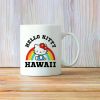 Hello Kitty Hawaii Rainbow Ceramic Coffee Mug – Insulated, Reusable, Hand-Wash Only, Perfect for Home Use, Sanrio
