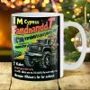 1pc Novelty Ceramic Mug 11oz - Dinosaur & Truck Design, Insulated Coffee Cup, Ideal for Travel & Camping, Unique Gift