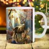 11oz Bicycle-Themed Ceramic Mug - Durable, Insulated Coffee Cup for Travel & Camping, Unique Gift Idea, Large,