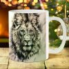 11oz Bicycle-Themed Ceramic Coffee Mug - Large, Creative Design for Outdoor Camping, Picnics & Travel