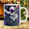 11oz Bicycle-Themed Ceramic Coffee Mug - Perfect Gift for Men & Women, Ideal for Travel & Camping