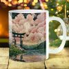 Charming 11oz Bear Pattern Ceramic Coffee Mug - Perfect for Outdoor Adventures, Camping, Picnics & Travel