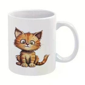 1pc, 11oz/ 330ml, Coffee Mug, For Office/ Home Life/ Party Favor/ Wedding Gift/ Camping, Perfect Birthday Gift,