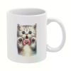 1pc, 11oz/ 330ml, Funny Coffee Mug, For Office/ Home Life/ Party Favor/ Wedding Gift/ Camping, Perfect Birthday Gift,