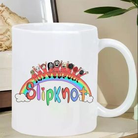 Slipknot Colorful Band Design Ceramic Coffee Mug - Durable & Reusable | Perfect Gift for Fans, Home, Office, Valentine's