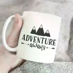 1pc Adventure Awaits, Adventure Awaits Gift, Adventure Awaits Mug, Graduation Gift, Camping Mug, Camping Life,