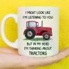 1pc Tractor Mug, Tractor Gift, Gift for Farmer, Funny Tractor Mug, Farming Gift, Tractor Driver Gifts, Tractor Driving Gifts