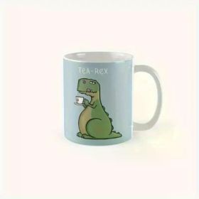 1pc Funny Chocolate Labrador Skeleton Dog Walking Halloween Coffee Mug, best Halloween gift for friends and