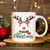 1pc Merry Christmas mug, Christmas eve, Christmas gift, gift idea, Cute Christmas mugs, holiday mug, gift for her,
