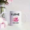 1pc I Love Cats Forever Mug - Smart Cat Design, 11oz Ceramic Coffee Cup, Perfect Gift for Cat Lovers, Cute and