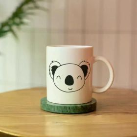 1pc Koala Mug, Ceramic Coffee Cup with Koala Print as Birthday Present or Christmas Gift