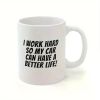 1 Count Funny Car Mug Car Guy Gift Car Enthusiast Gift Funny Coffee Mug for Car Lover Mechanic Gift- Perfect