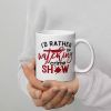 1pc I'd rather be watching crime show mug, True Crime Mug, True Crime Gift, DISHWASHER SAFE