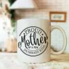 1 Count 11oz Funny Mom Coffee Mug Mother's Day Gift for Mom Funny Mother's Day Mug - Perfect Birthday St Patrick's