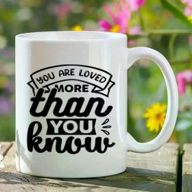 1pc You Are Loved Mug Always Remember Stronger Than You Inspirational Gift Mental Health Inspirational Quote You