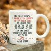 1pc | Always Be By Your Side Mug, Funny Gift For Boyfriend, Valentine Gift For Him