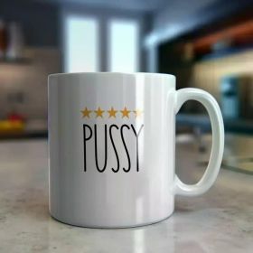 Funny 5 Star Rating Mug, Cute and Humorous Mug, Great Gift for Friends, Funny Coffee Lover Gift, 11oz and 15oz