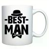 1pc Best Man Wedding Party Ceramic Coffee Mug Cool Funny Unique Gift For Someone Who Loves Drinking