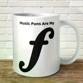Music Puns Are My Forte Mug Punny Classical Joke Gift Present Birthday Musician