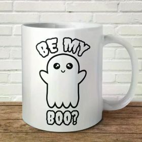 1pc Be My Boo Mug Gift Halloween Tick Or Treat Scary Haunted October Fun Love Spooky