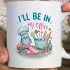 1pc Cute Gnome Baking Mug, I'll Be In My Office Tea Cup, Baking Mug, Cute Cooking Gnome, Gift for Bakers, Pastry