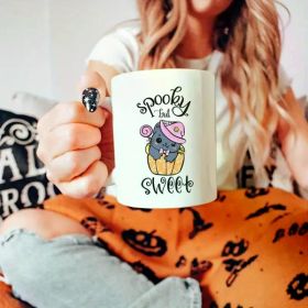 1pc Halloween Mug Cute Cat Halloween Mug Gift For Her Halloween Cat Mug Gift Halloween Coffee Mug Cute Cat