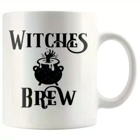 1pc Witches Brew Coffee Mug Fun Halloween Mug Halloween Gifts Witch Coffee Mug Fall