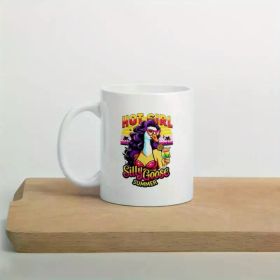 1pc Hot Girl Silly Goose Summer Mug, Funny Mug For Hot Single Girl, Hot Girl Summer, Funny Design, Single Ladies