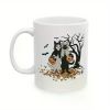 1pc | Cute Ghost Black Cats Halloween US White Ceramic Mug 11Oz