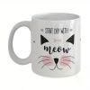 1pc Cat Lover Coffee Mug Novelty Coffee Mug Gift Mug Ceramic Cup Gift Idea Funny Mug