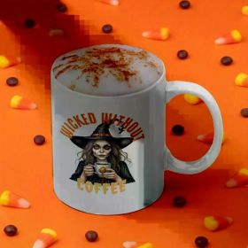 1pc Halloween Witch Mug, Halloween Mug, Mug for Halloween, Halloween Ceramic Mug