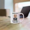 1pc Coffee Mug for Investors, Mohnish Pabrai Caricature and Quote "Heads I Win", Best Gift Dad, Unique Gift Investor