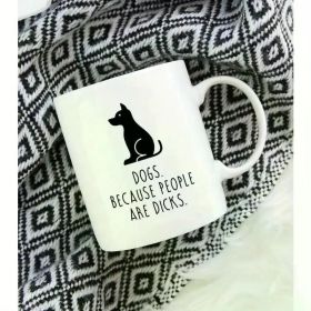 1pc Dog Mug, Dog Gift, Dog Owner Gift, Funny Dog Coffee Mug, Cute Dog Mug