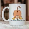 1pc Cats Because People Are Dicks Mug Funny Mug Gift, Cats Gift, Small Cat funny Gift Coffee Gift, Cat Gift