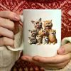 Cute Cat Ceramic Coffee Mug - Perfect for Birthdays, Christmas & Thank You Gifts | Insulated, Reusable, Hand-