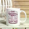 1pc Day Drinking From A Mug To Keep Things Professional Mug | | Gifts for Work | Office Humour Mug | Gift For