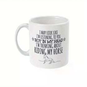 1pc Horse Gift, Horse Mug, Funny Horse Riding Gifts, Horse Rider Gifts for Women, Her, Riders, Men, Gifts For Horse