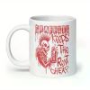1pc Graffiti Keeps The Rent Cheap - Punk Meme Mug