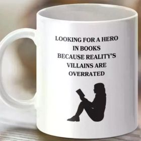 1pc | Funny Book Lover Gift, Reading Enthusiast Gift, Unique Coffee Mug, Bookworm Mug