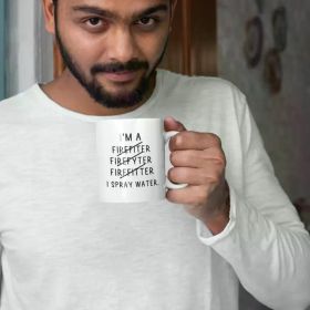1pc I'm A Firefighter, Misspelling - Mug