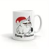 1pc Funny Cat Mug Cat Christmas Mug Ugly Christmas Mug Christmas Cat Mug for Cat Lover Christmas Gift for Cat Lover