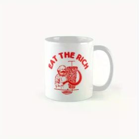 1pc EAT THE RICH | Halloween Coffee Mug, best Halloween gift for friends and family.