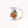 1pc A rooster wearing a hat | Halloween Coffee Mug, best Halloween gift for friends and family.