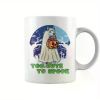 1pc Halloween funny puppy pumpkin candy coffee cup, best Halloween gift for friends and family.